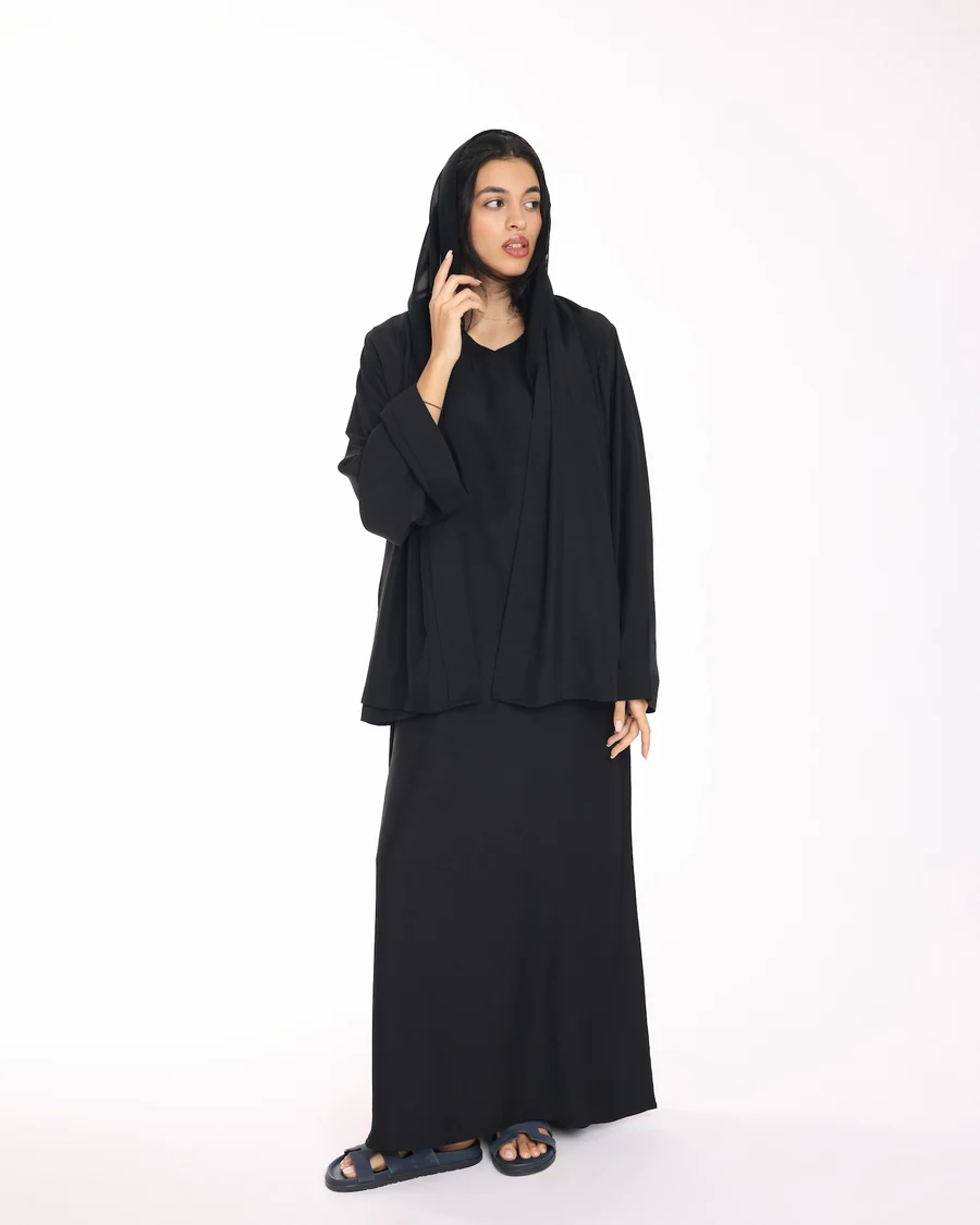 Classic Black Abaya supplied by Yiwu Huanyu Trading Company