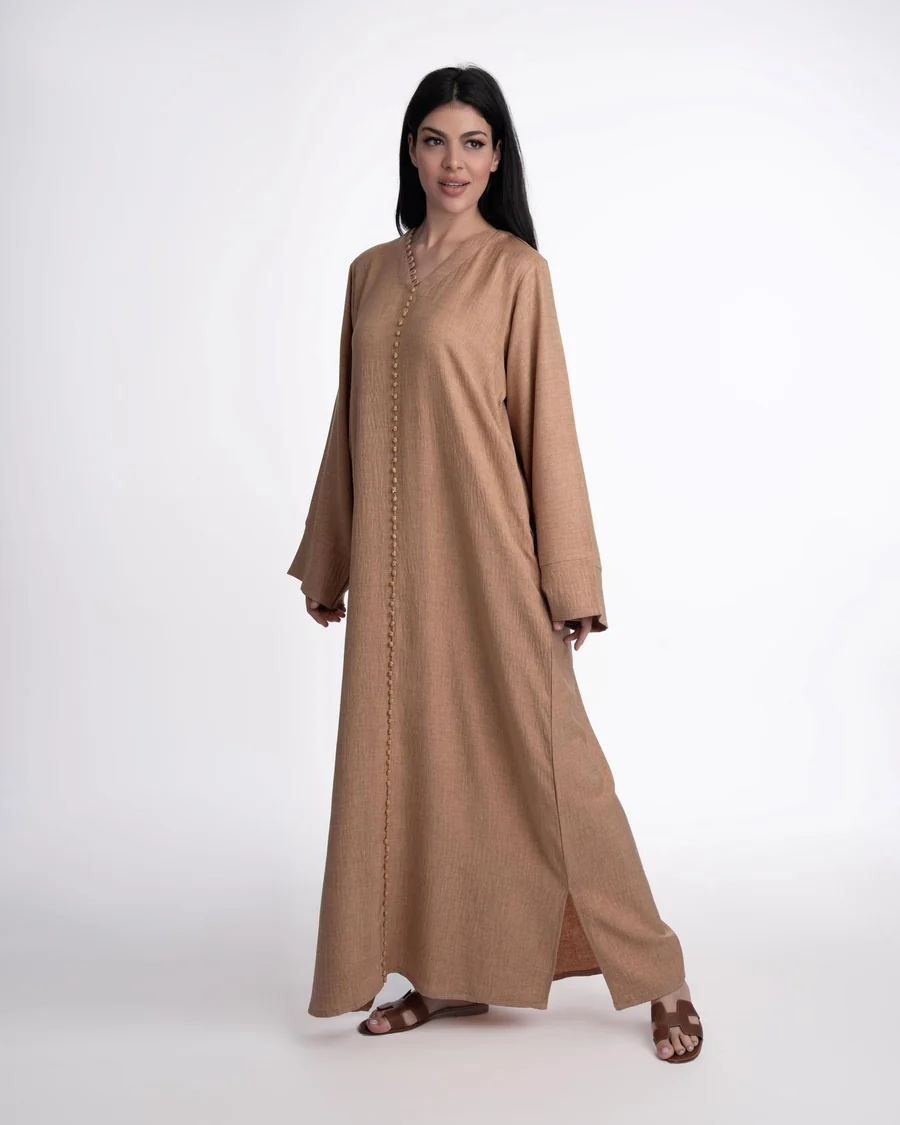 Farah Linen Kaftan supplied by Yiwu Huanyu Trading Company